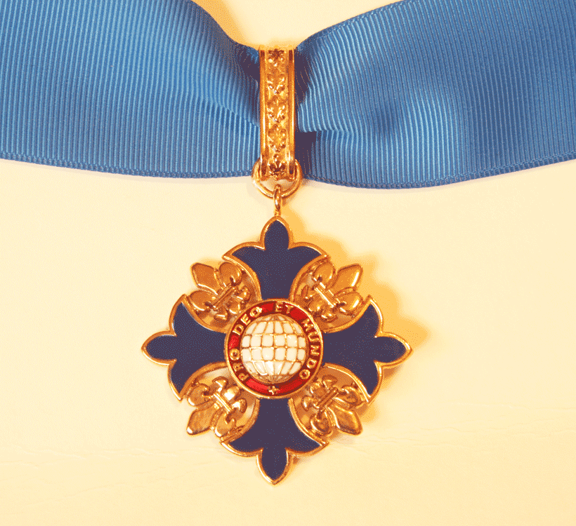 Society of St. Gabriel Badge and Neck Ribbon