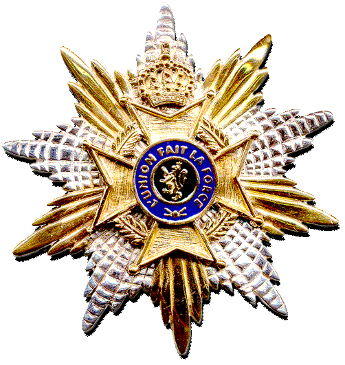Order of Leopold II Breast Star