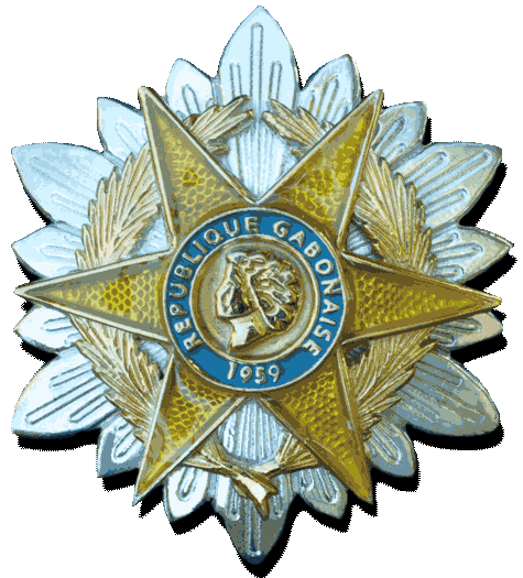 Order of the Equatorial Star Breast Star (Gabon)
